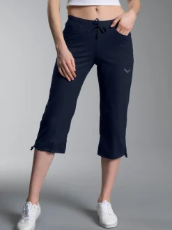 ¾ Hose mit Kristallsteinen Navy
