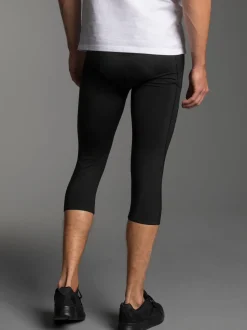 3/4 Radlerhose Schwarz
