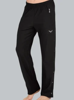 Aufknöpfbare Trainingshose Schwarz