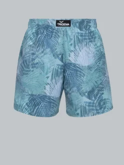 Bade-/Freizeitshorts mit Druckmotiv Efeu