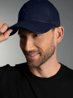Baseballmütze mit Schwinge Navy