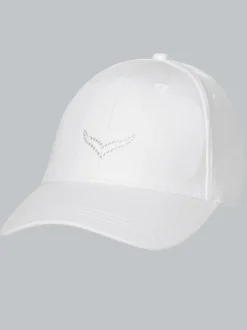 Baseballmütze mit Schwinge Weiss