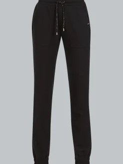 Bequeme Jogginghose mit großen Taschen Schwarz