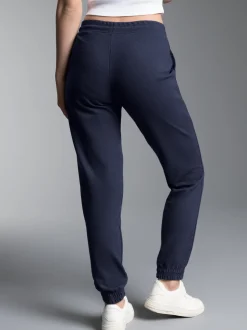 Bequeme Jogginghose mit großen Taschen Navy