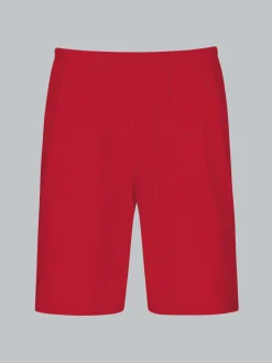 Bermuda aus 100% Baumwolle Kirsch