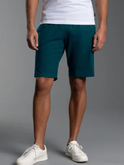Bermuda aus Single-Jersey Saphir