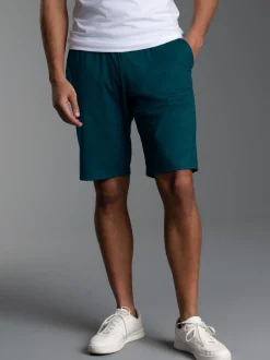 Bermuda aus Single-Jersey Saphir