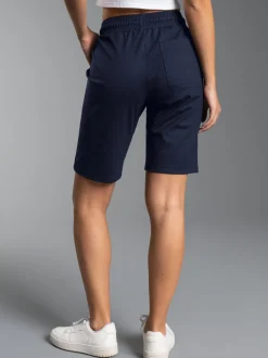 Bermuda aus Single-Jersey Navy