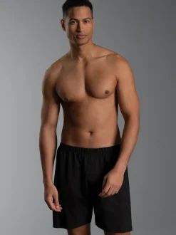 Boxershorts aus Biobaumwolle Schwarz