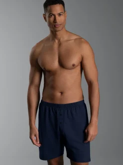 Boxershorts aus Biobaumwolle Navy
