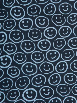 Boxer-Shorts mit freundlichem Smiley-Muster Navy
