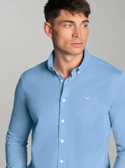 Business-Hemd aus DELUXE-Single-Jersey Horizont