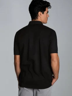 Business-Poloshirt Schwarz