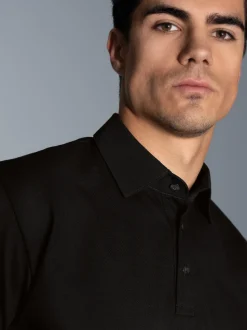Business-Poloshirt Schwarz