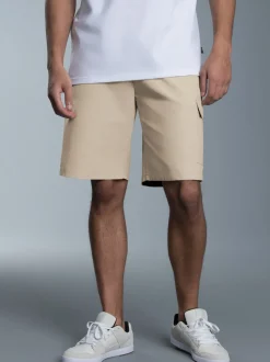 Cargo-Bermuda aus 100% Baumwolle Sand
