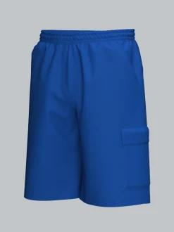 Cargo-Bermuda aus 100% Baumwolle Royal