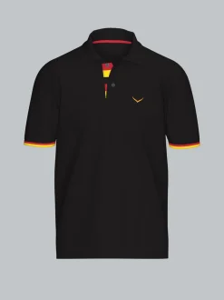 Deutschland Poloshirt Schwarz