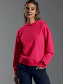 Dünner Oversize-Hoodie Koralle