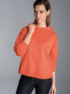 Dünner Oversize-Hoodie Peach