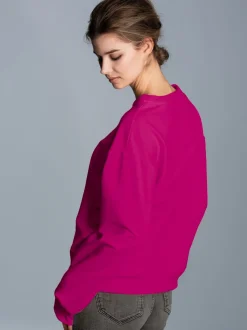 Dünnes Sweatshirt Magenta