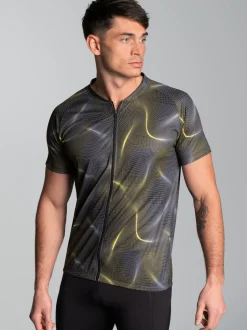 Fahrradjacke mit praktischer Rückentasche Schwarz
