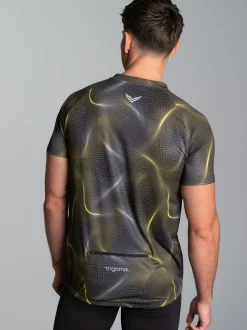 Fahrradjacke mit praktischer Rückentasche Schwarz