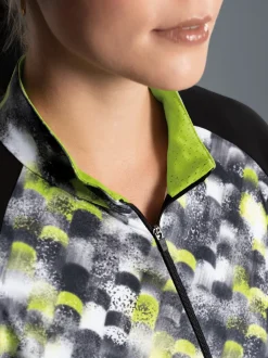 Fahrradjacke mit praktischer Rückentasche Schwarz