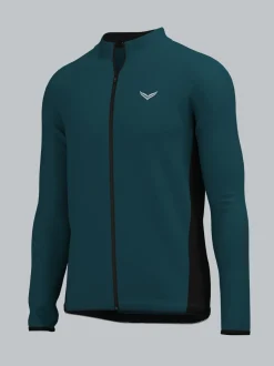 Fahrradjacke mit 3-Teiliger Rückentasche Saphir