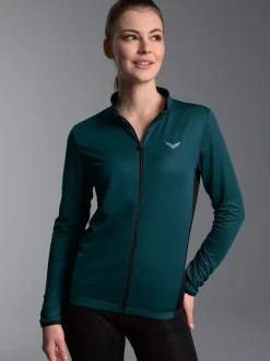 Fahrradjacke mit 3-Teiliger Rückentasche Saphir