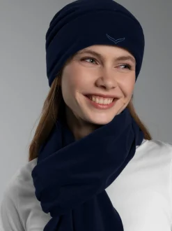 Fleecemütze Navy