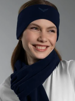 Fleecestirnband Navy