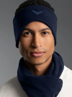 Fleecestirnband Navy