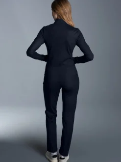 Freizeitanzug mit Kristallsteinen Navy