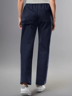 Freizeithose aus 100% Baumwolle Navy