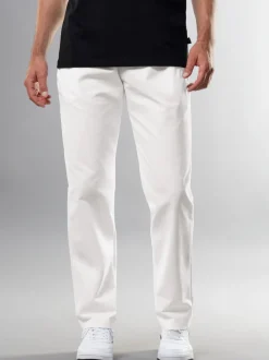 Freizeithose aus 100% Baumwolle Weiss