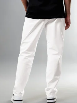 Freizeithose aus 100% Baumwolle Weiss