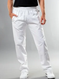 Freizeithose aus 100% Baumwolle Weiss