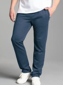 Freizeithose aus Sweat-Qualität Nightblue-melange