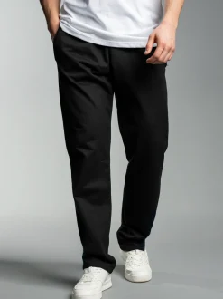 Freizeithose aus Sweat-Qualität Schwarz