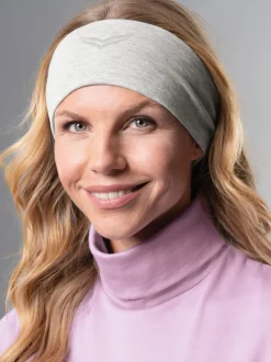 Haar-/Stirnband Grau-melange