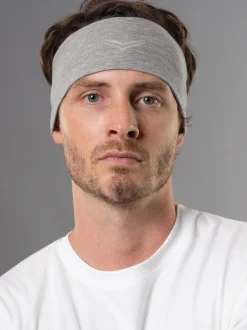 Haar-/Stirnband Grau-melange