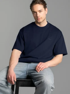 Heavy Oversized T-Shirt Navy