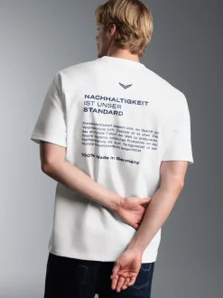 Heavy T Shirt 100% Baumwolle Weiss