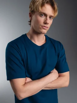 Heavy T Shirt 100% Baumwolle Night-blue