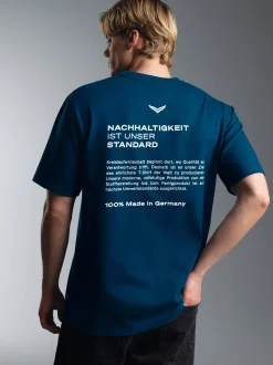 Heavy T Shirt 100% Baumwolle Night-blue
