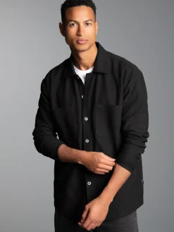 Hemdjacke/Overshirt Schwarz