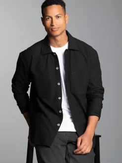 Hemdjacke/Overshirt Schwarz