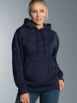 Hoodie aus SweatqualitätNavy