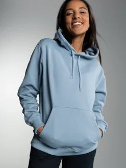 Hoodie aus SweatqualitätPearl-blue