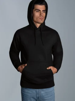 Hoodie aus SweatqualitätSchwarz